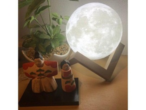 globo stand luna lampada il fai da te mondo globi la tevo 3d print model - Mito3D