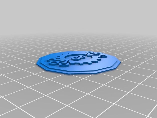 medalla de la liga rob tica chile 3D print model - Mito3D
