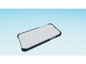 off - beyaz iphone x 3d baskı apple tasarımcı kılıfı 3d print model - Mito3D