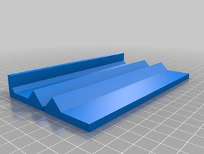 scie à ruban guide de coupe carrée stock triangle passe-temps la table insert vu 3d print model - Mito3D