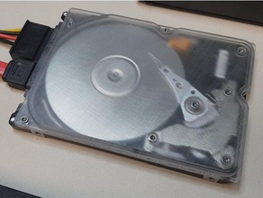 25 hdd temiz üst kapak western digital araçlar temizleyin sabit disk sürücüsü diski sla 3d print model - Mito3D