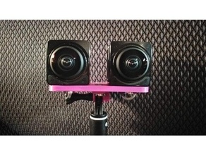 kodak pixpro sp360 4k vr mount selfie stick camera 3d print model - Mito3D