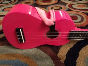 small guitar ukulele strap clip music mount 3d print model - Mito3D