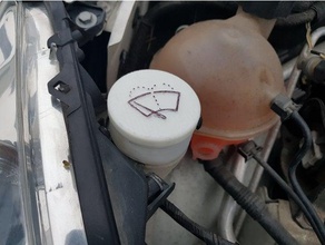 peugeot 308 windshield washer fluid tank cap maybe other models makes also automotive 3d print model - Mito3D