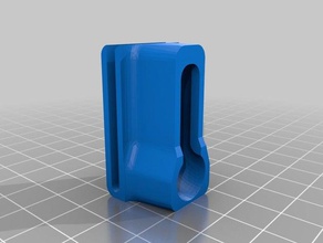 belt clip camera holster plate 3d print model - Mito3D