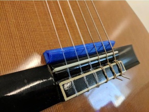 guitarra clásica cadena de silencio la música acústica flex ninjaflex el trémolo 3d print model - Mito3D