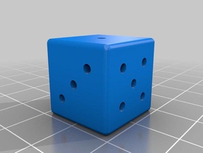 cheat manipulated dovetailed dice 3d print model - Mito3D