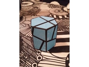ghost hexágono 2x2 quebra-cabeças cubo 3d print model - Mito3D