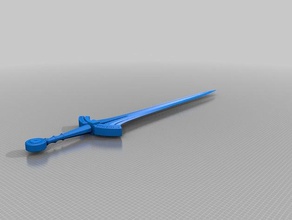 excalibur proto espada prometeu a vitória adereços o destino protótipo rei arthur pendragon typemoon 3d print model - Mito3D