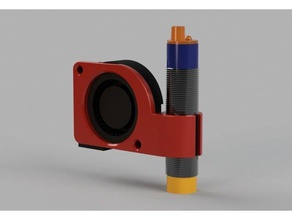 Gewinde 8mm induktiver sensor mount 5015 fan anet a8 bed leveling 3d-Drucker Teile mods a8-upgrade AutoKorrektur-Sonde montieren auto induktive Sonde prusa i3 3d print model - Mito3D