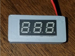 mini voltmeter case electronics volt meter 3d print model - Mito3D