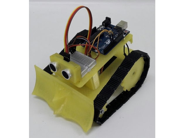 labtec educational robot robotics arduino oruga sumobot sonar sumo 3D print model - Mito3D