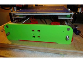 anet a6 front plate y rods belt 3d printer parts 3d print model - Mito3D