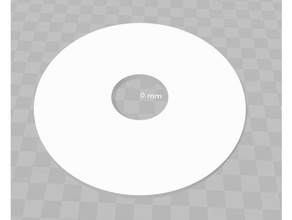 circular electrical plate cover replacement parts 3d print model - Mito3D
