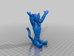 tigger a los animales 3d print model - Mito3D
