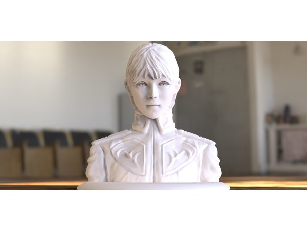 hildegard von mariendorf esculturas lotgh 3D print model - Mito3D