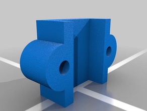 ronda de tubo cuadrado conector diy soporte pvc montaje la tubería 3d print model - Mito3D