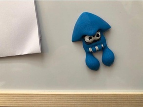splatoon squid mıknatıs iz oyuncaklar ve oyunlar 3d print model - Mito3D
