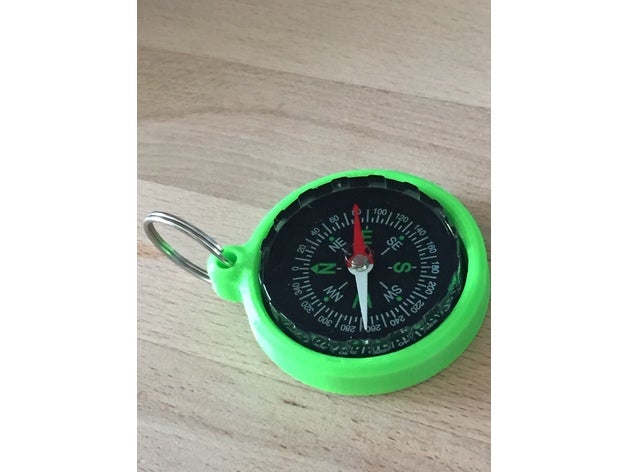 compass housing 45mm d sport & outdoors 3D print model - Mito3D