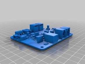 mbot stl pièces électroniques la robotique arduino l'éducation matrice de led makeblock le robot tige ultrasons capteur à 3d print model - Mito3D