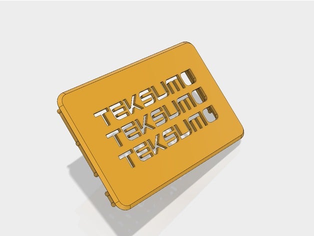 teksumo électronique de la baie couvre r c véhicules hobbyking 3D print model - Mito3D