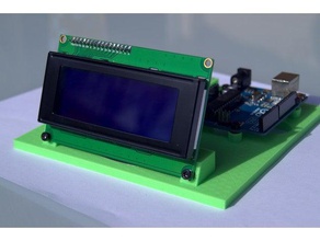 arduino breadboard lcd screen holding electronics 3d print model - Mito3D