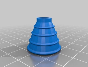 modelo simple cohete nozzel La impresión en 3d 3d print model - Mito3D