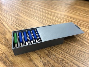 usb box v2 10 sticks computer flash drive drives case holder pen stick 3d print model - Mito3D