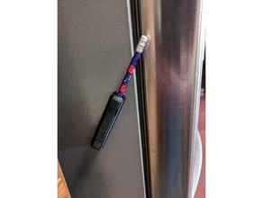 magnetic pen pencil holder organization fridge magnet 3d print model - Mito3D