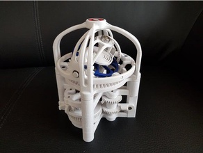 gyrotourbillon les engrenages m canisme montre regarder 3d print model - Mito3D