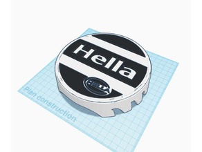 hella light cover automotive 3d print model - Mito3D
