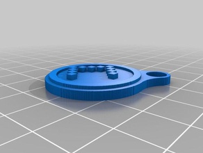 chave de cadeia 3d barra 3d print model - Mito3D