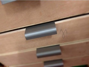 ultra moderne de poignées tiroir vase mode l'organisation les tiroirs le milieu du siècle tirez 3d print model - Mito3D