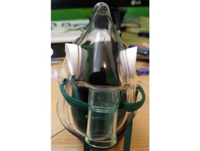 oxygen mask air guard 3d print model - Mito3D
