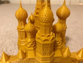 st Basilius-Kathedrale optimiert Gebäude & Strukturen basil Dom Moskau Russland Russisch saint basils cathedral 3d print model - Mito3D
