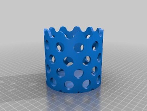 pencil cup holes containers 3d print model - Mito3D