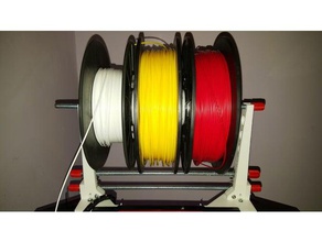 anet a6 filamento de spool titular Impressora 3d peças filamentguide mods partes atualização bobina bobinas a montagem spoolholder 3d print model - Mito3D
