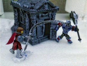 castlevania combater a lego mega bloks brinquedos & games combate cruz 3d print model - Mito3D