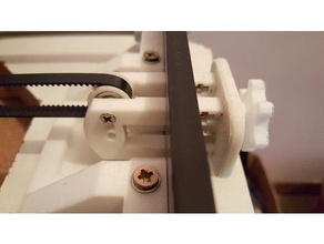 anet a6-a8 y-belt tensioner 3d printer parts heated bed a6 a8 mods partes upgrade belt-tensioner reprap x-belt y belt 3d print model - Mito3D