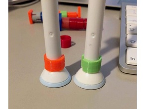 cepillo sonicare marcador de clips philips cuarto baño accesorios sensonic dientes 3d print model - Mito3D