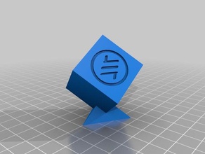 emprotel logo cube signs & logos 3d print model - Mito3D