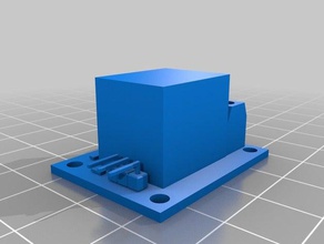 adafruit a canale singolo relè modello fittizio il fai da te manichino scheda di montaggio 3d print model - Mito3D