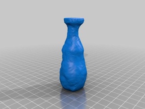 holprig vase Dekor Kunst holperig sculpt 3d print model - Mito3D