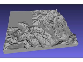 milford sound new zealand learning 3d maps geodesy geography mountain topography raised relief map 3d print model - Mito3D