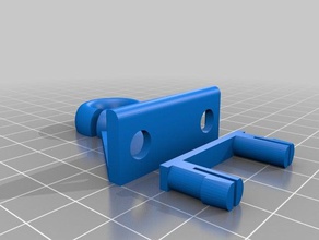 pegboard filament feeder guide 3d printer accessories clip holder mount peg board 3d print model - Mito3D