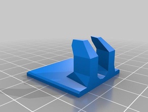 hook type cable holder organization 3d print model - Mito3D