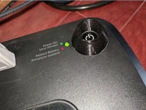 ups power button guard electronics 3d print model - Mito3D