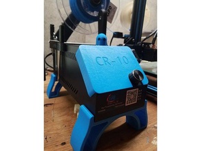 cr-10 controlador de cobertura da tela remix w cartão sd corte Impressora 3d acessórios tampa cr10 poeira fácil impressão fonte alimentação a 3d print model - Mito3D