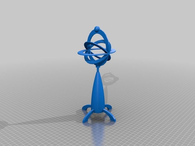 atom lampe decor 3D print model - Mito3D