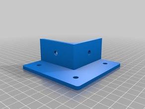 corner bed bracket 3030 3d printer parts 3d print model - Mito3D